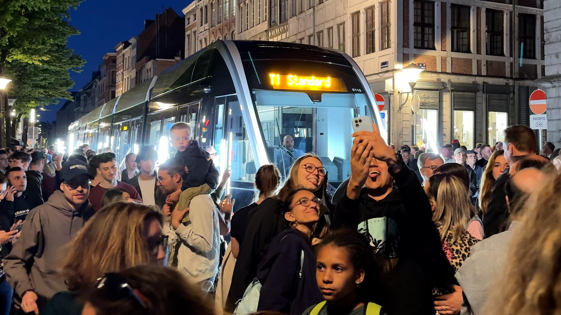 Le centre-ville de Liège a vibré pour la fête du tram samedi