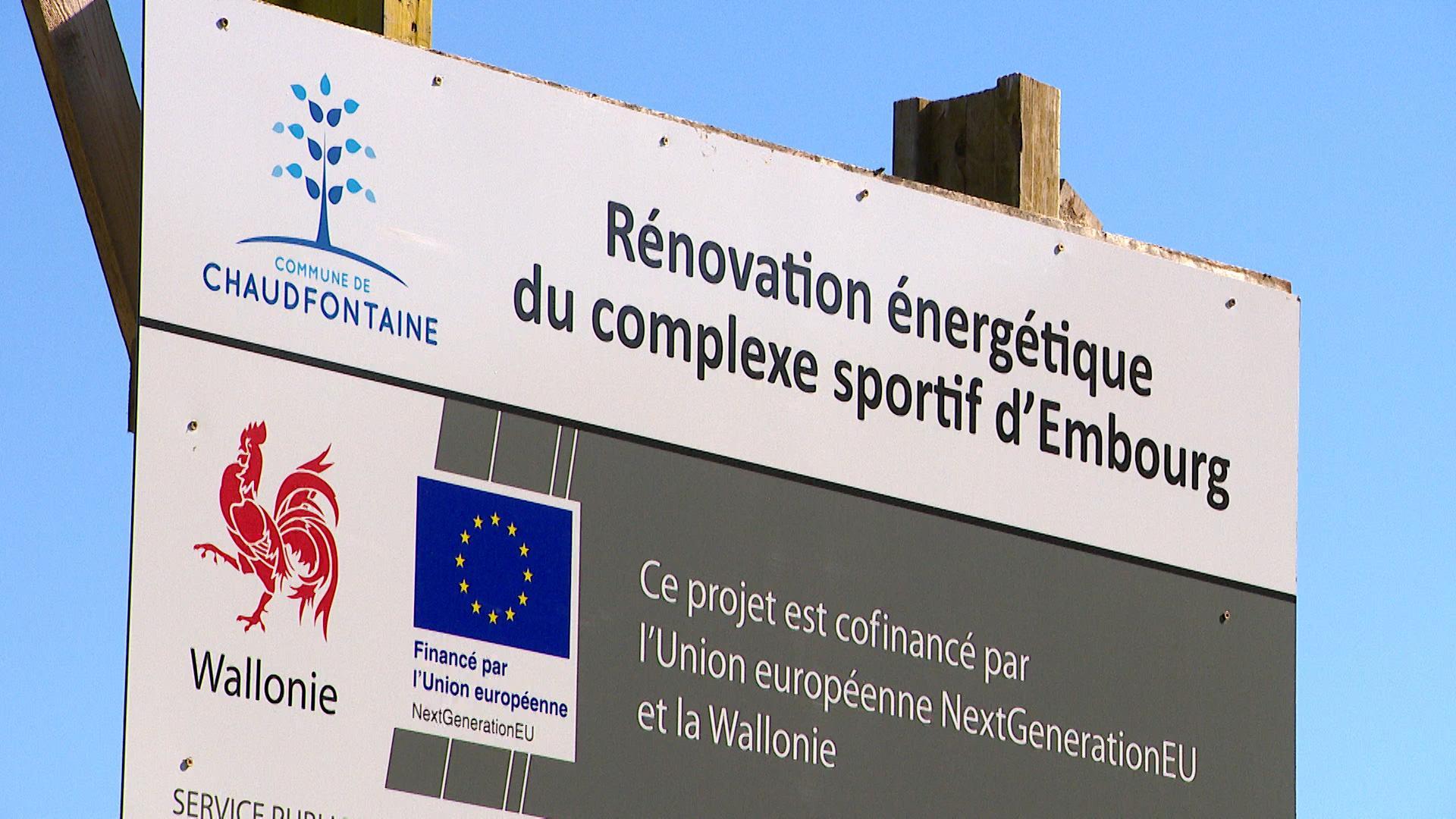 Le complexe sportif d'Embourg fait peau neuve.