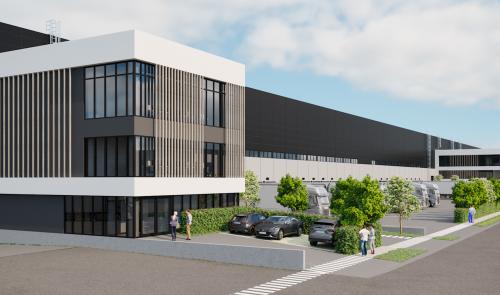 Nouveau centre logistique de 40.000 mètres carrés à Herstal