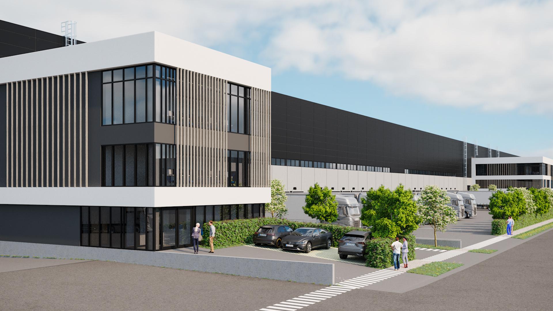 Nouveau centre logistique de 40.000 mètres carrés à Herstal