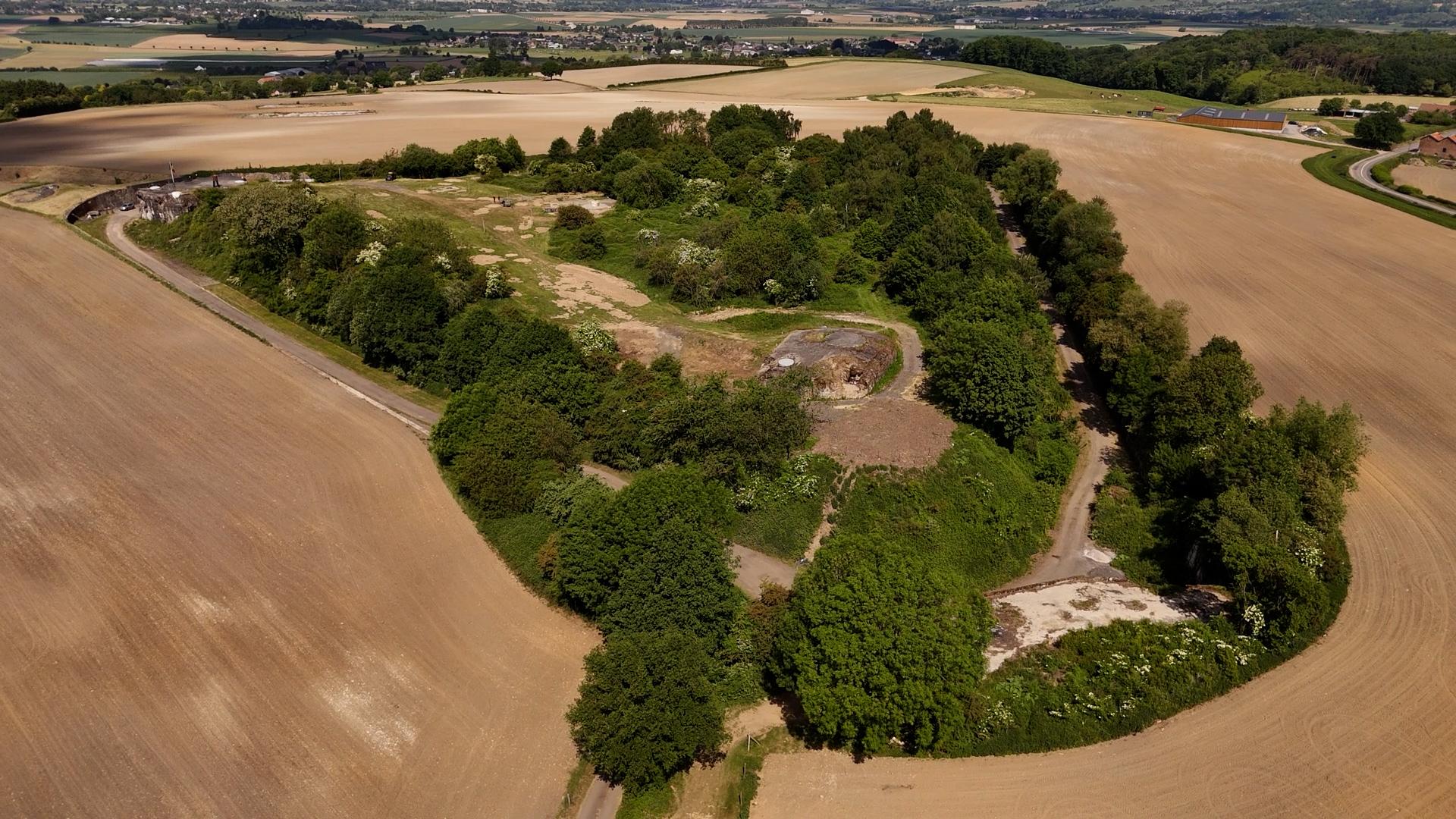 Fort d'Aubin Neufchateau :  le "bloc mortier"