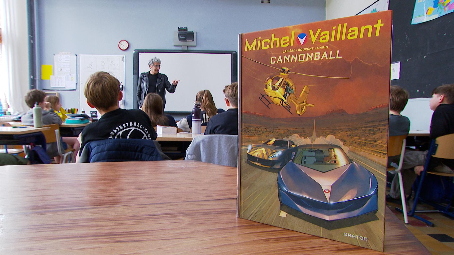 Esneux : Michel Vaillant s'invite en classe