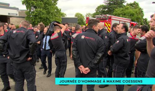 Funérailles du pompier décédé lors de l'incendie à Lantin