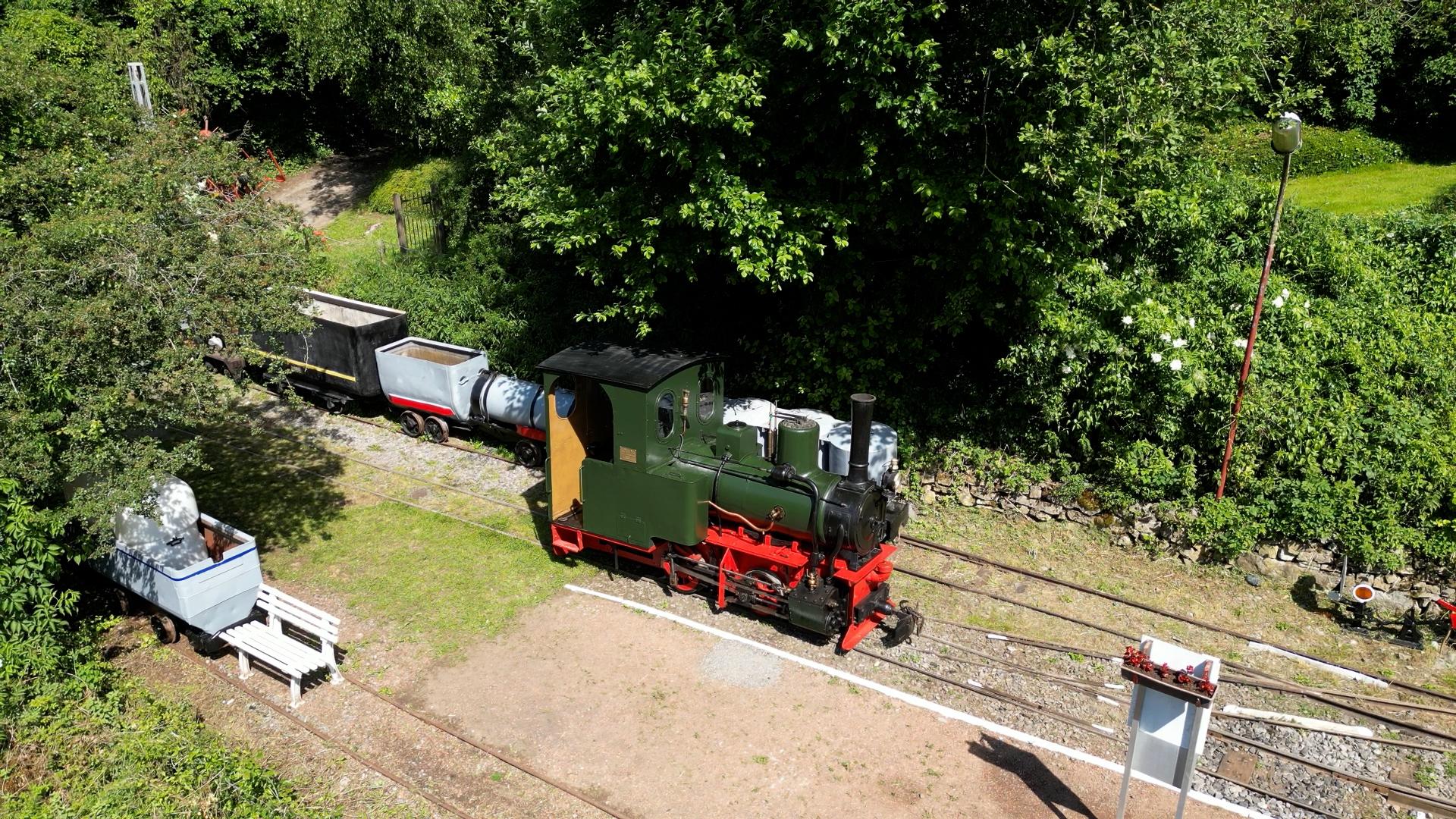 Une locomotive vapeur entièrement restaurée et en ordre de marche