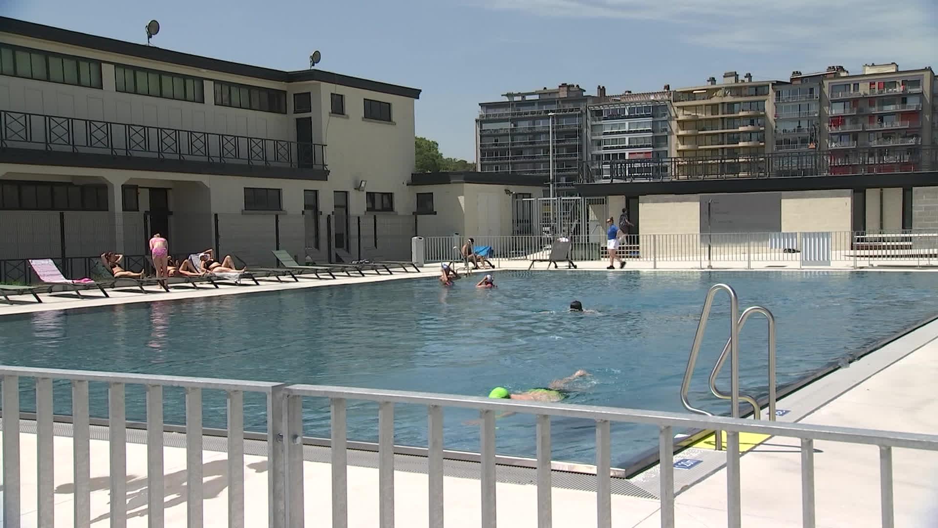 La piscine extérieure de Huy est ouverte