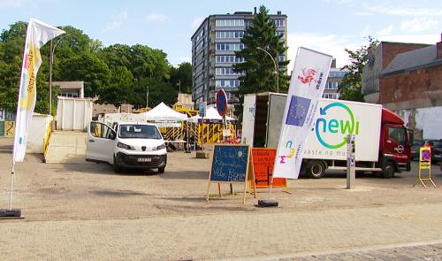 Le recyparc mobile et la Conciergerie sociale à la rencontre des liégeois