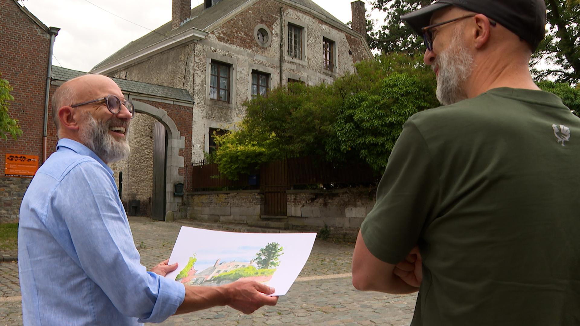 Exposition : des dessins pour immortaliser le village de Richelle