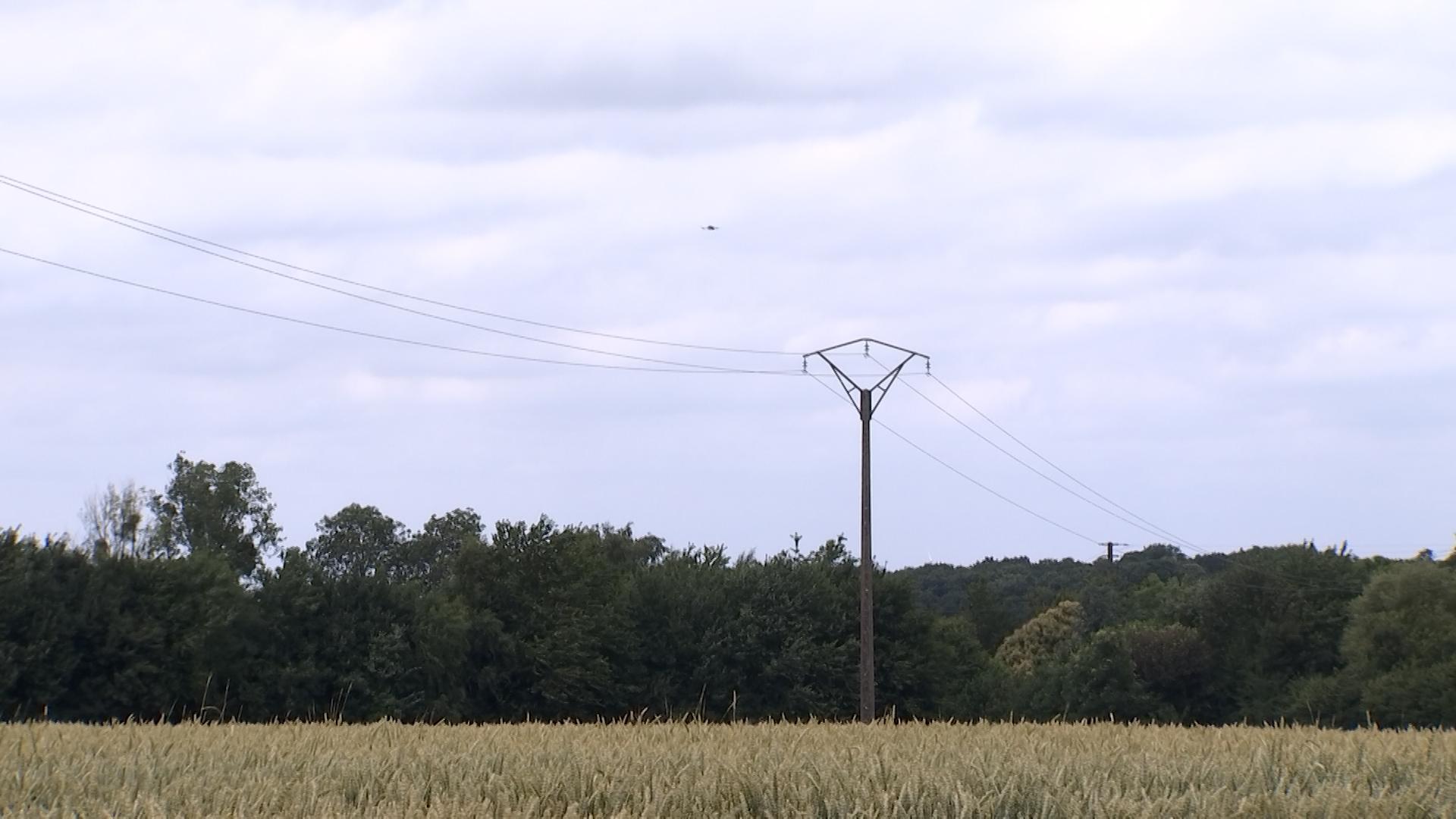 Pour surveiller ses lignes à haute tension, RESA fait désormais appel à des drones en Hesbaye