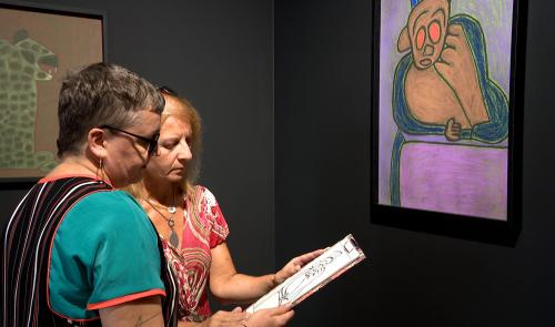 Une exposition adaptée pour les déficients visuels