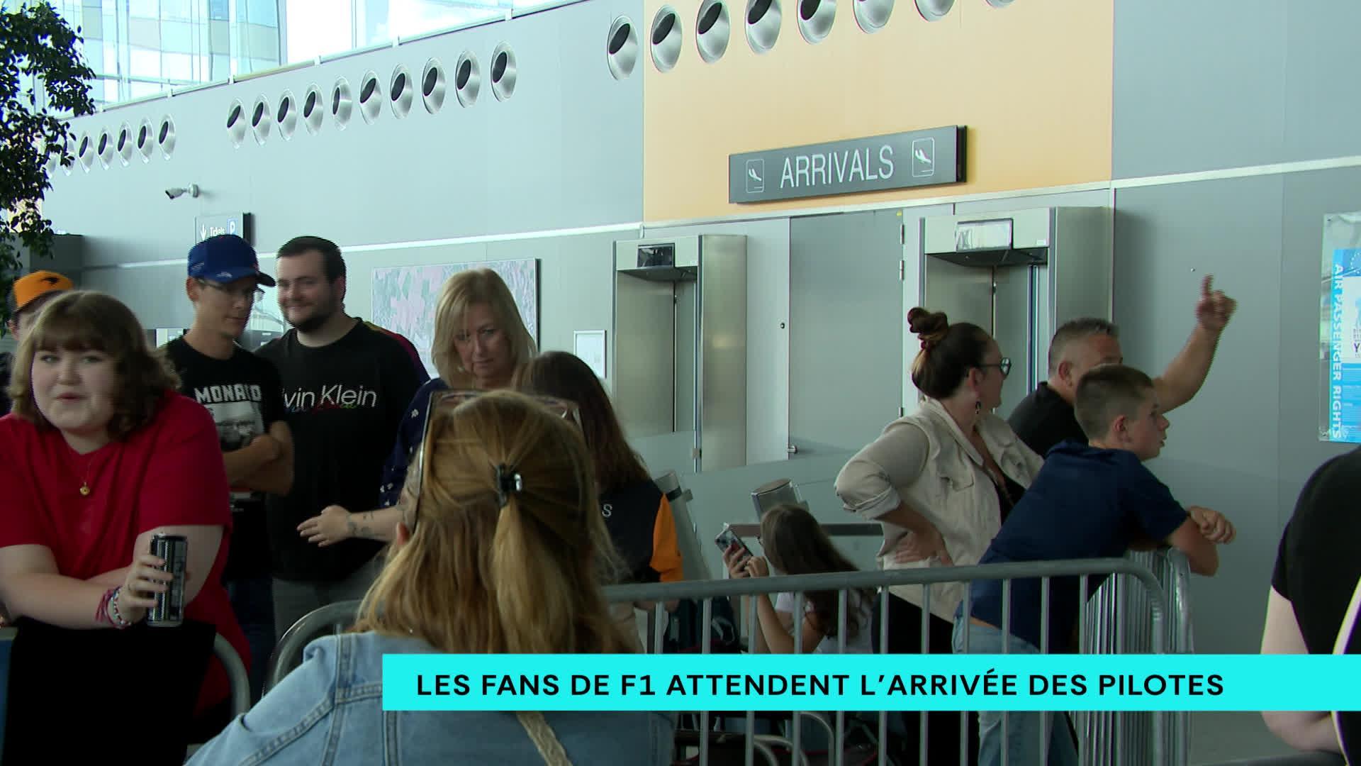 Les fans de F1 attendent les pilotes