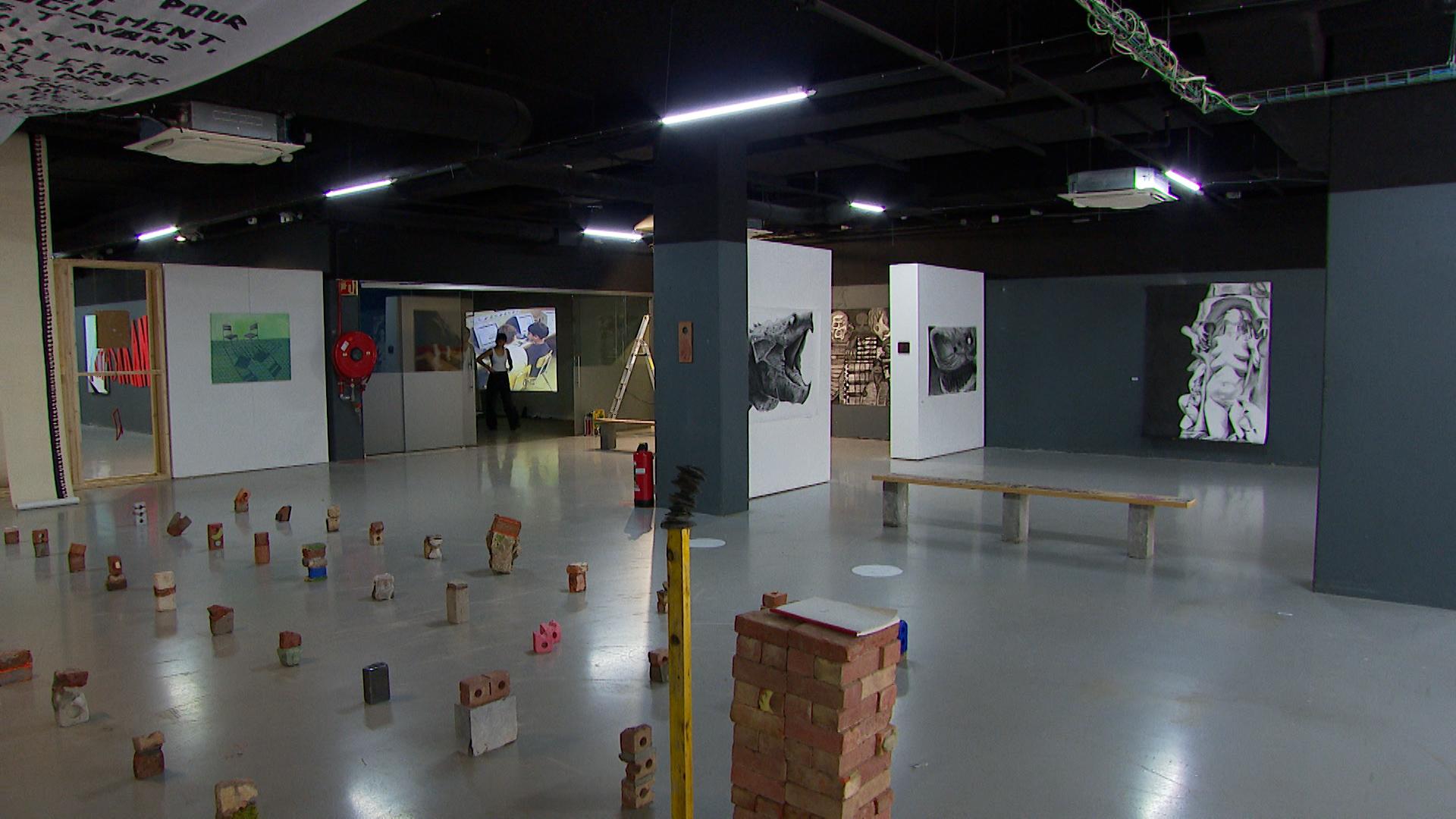 Une expo d'étudiants dans l'ancien Décathlon à l'îlot Saint-Michel