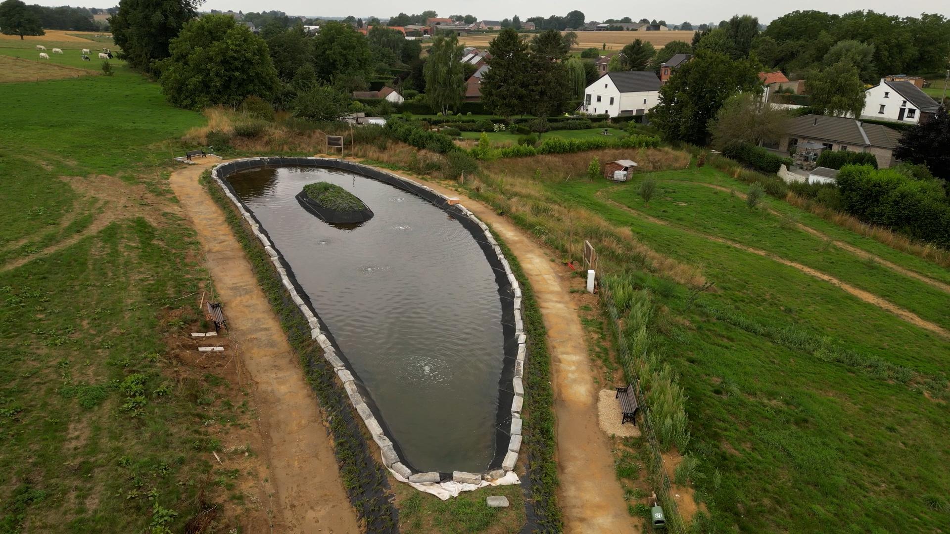 L'Etang de la Petite Campagne prend forme à Crisnée