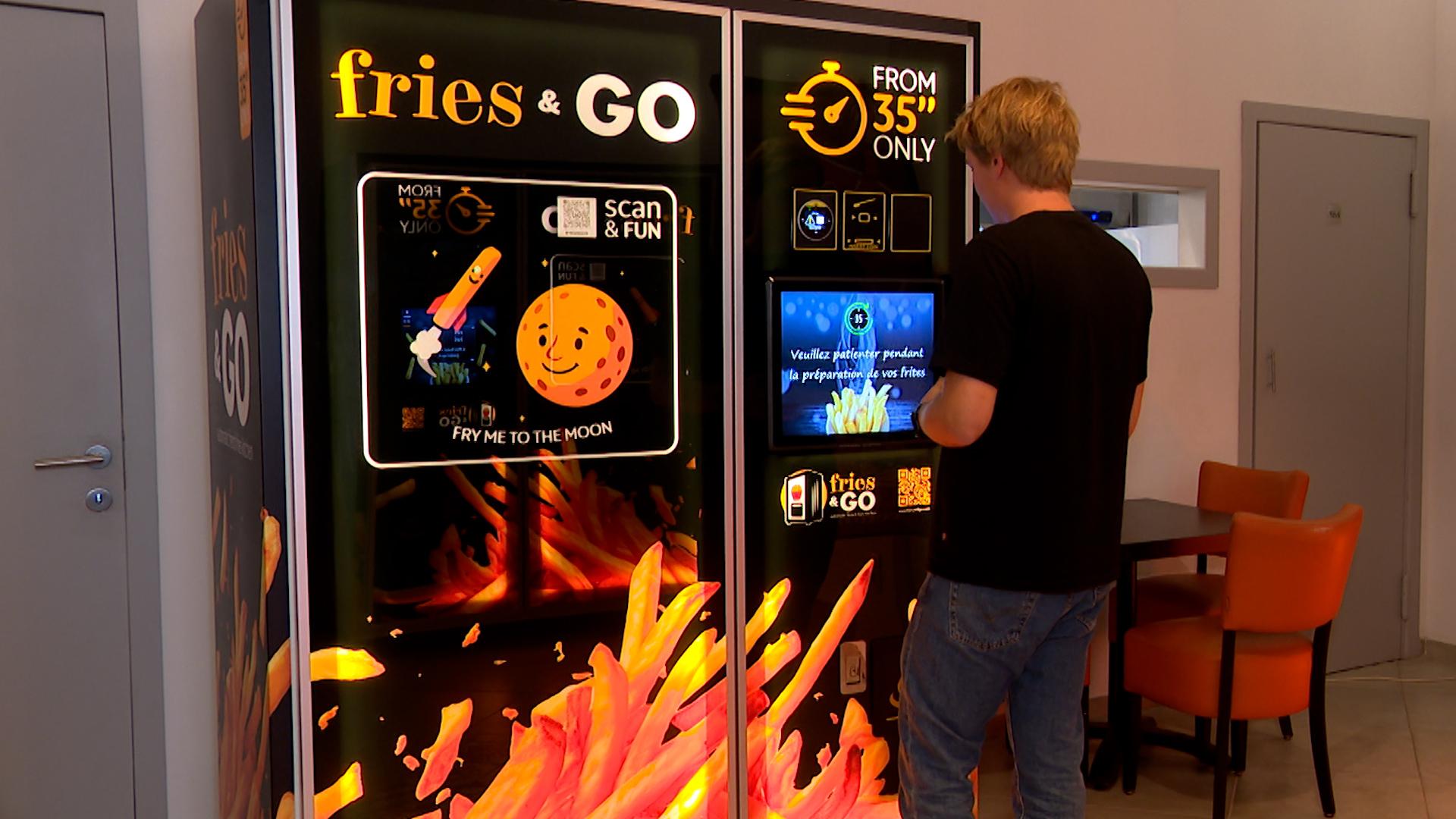 Un distributeur de frites créé par 2 Liégeoises