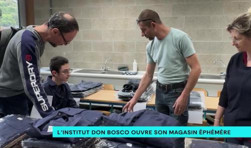 Un magasin éphémère à l'Institut Don Bosco
