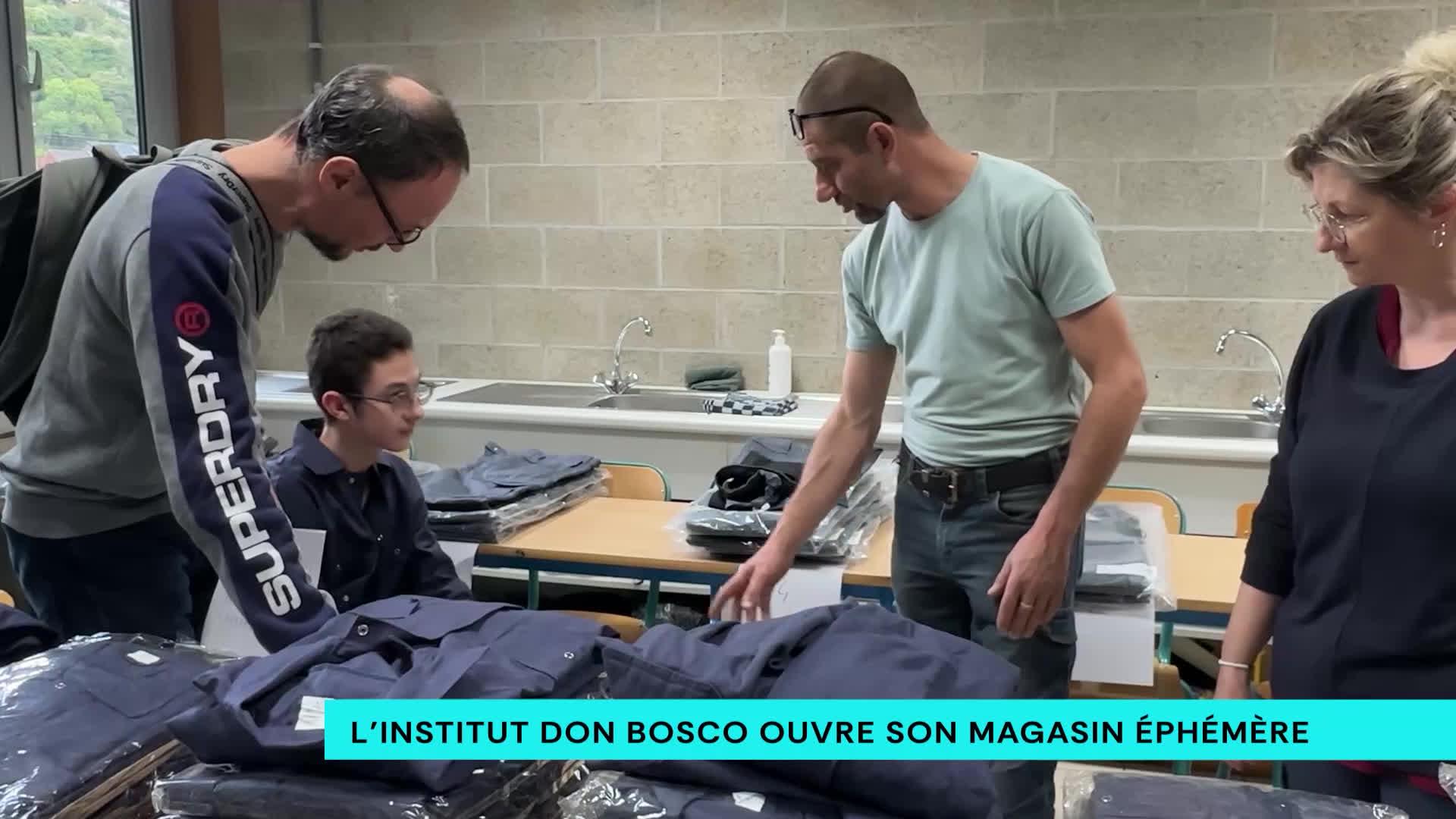Un magasin éphémère à l'Institut Don Bosco
