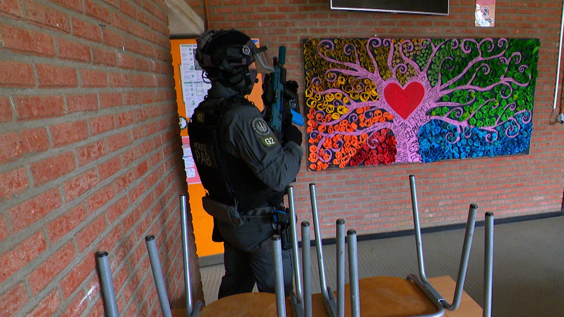 Attaque simulée dans une école d'Amay : se préparer à l'impensable