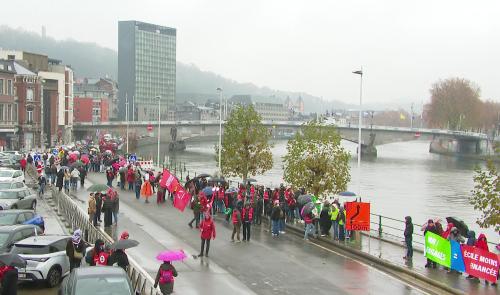 Plus de 2 500 manifestants dans les rues de Liège