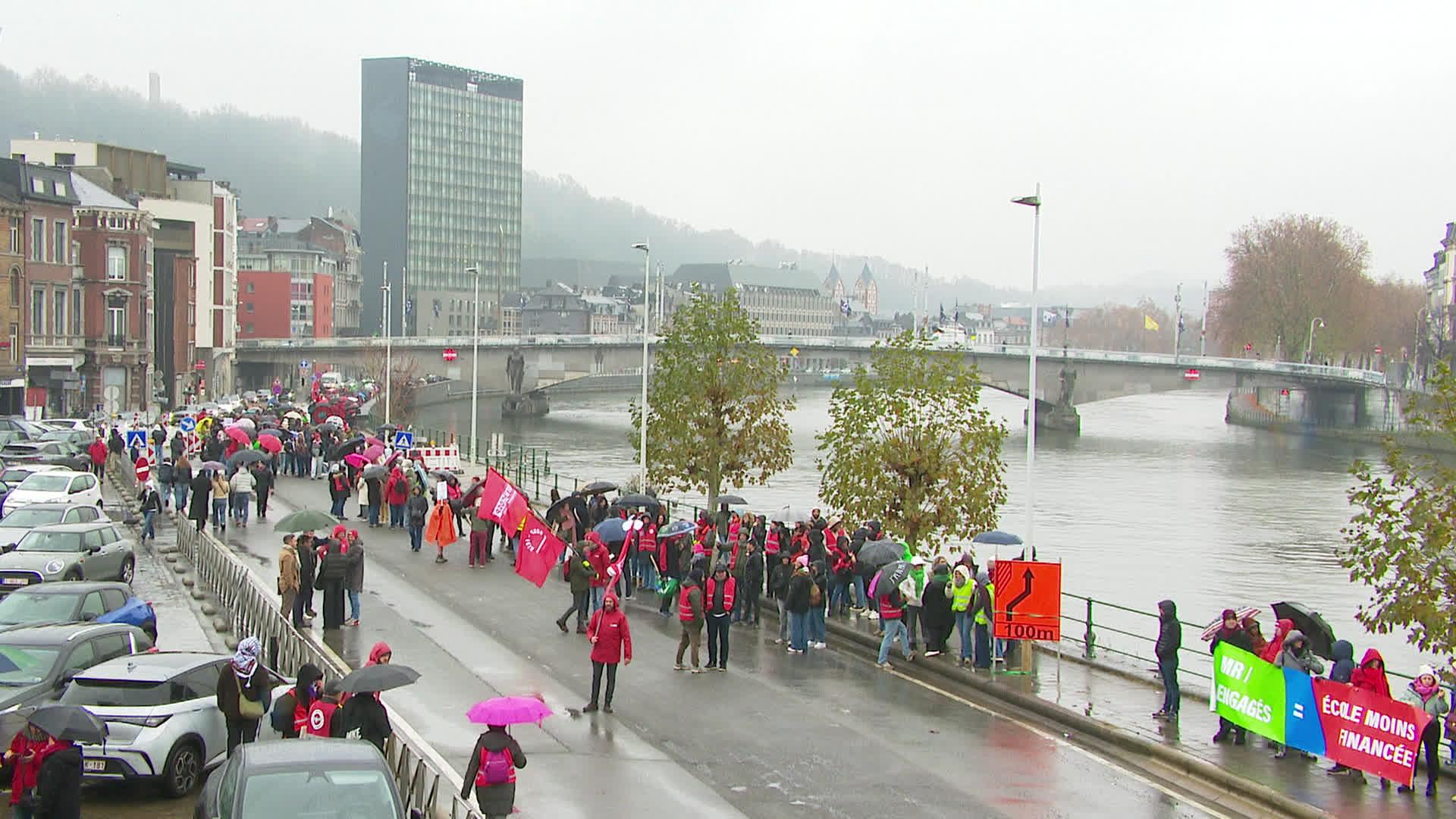 Plus de 2 500 manifestants dans les rues de Liège