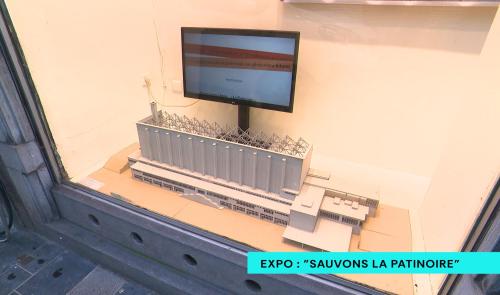 Exposition et pétition : "Sauvons la patinoire"