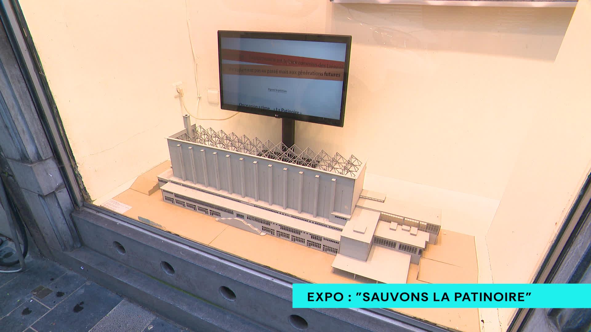 Exposition et pétition : "Sauvons la patinoire"