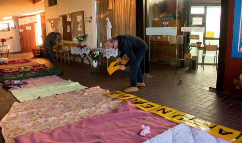 Un action symbolique à l’église Notre-Dame Auxiliatrice pour interpeller les autorités