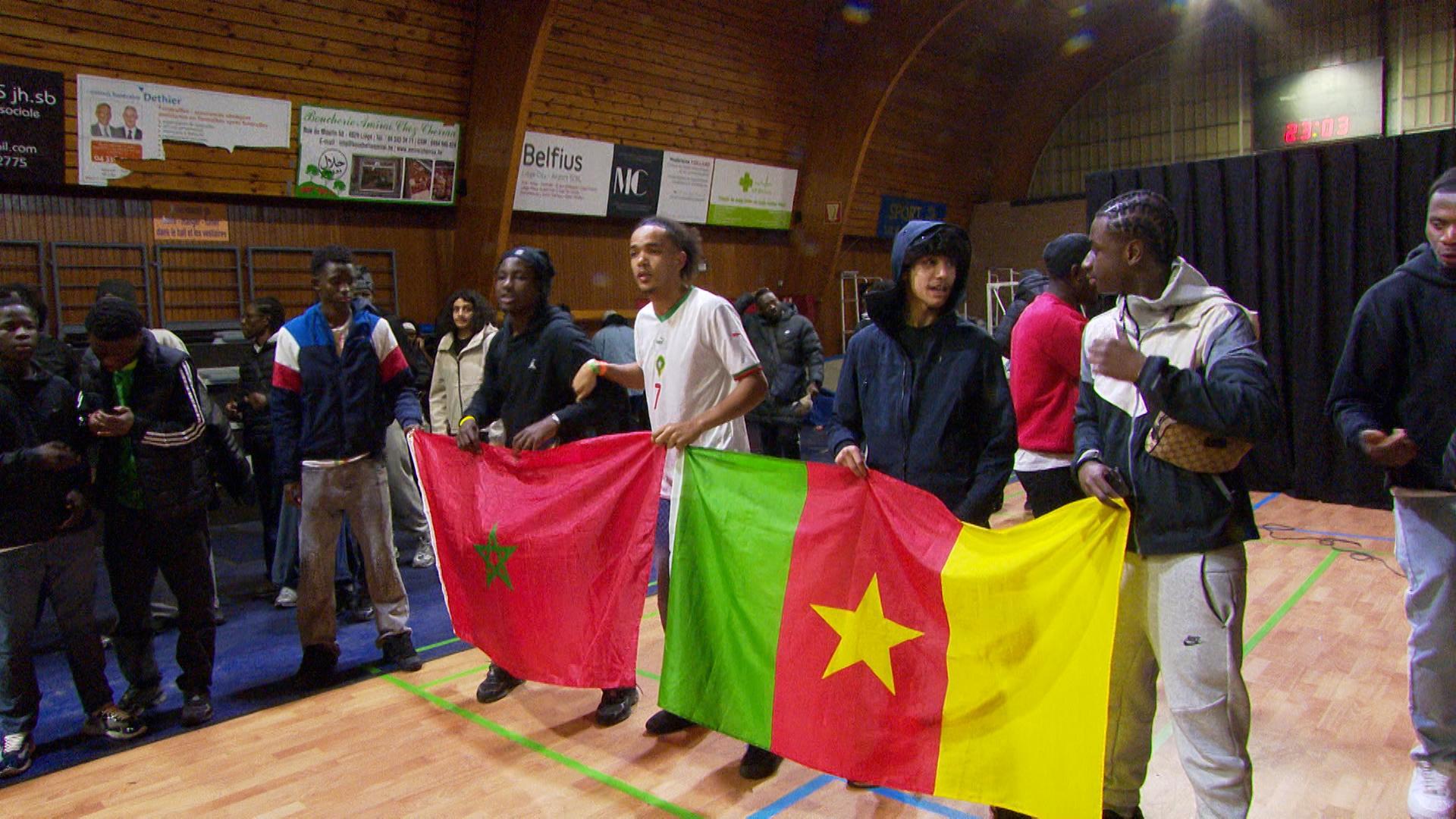 Plus de 500 personnes à Bressoux pour suivre la finale Sénégal - Maroc