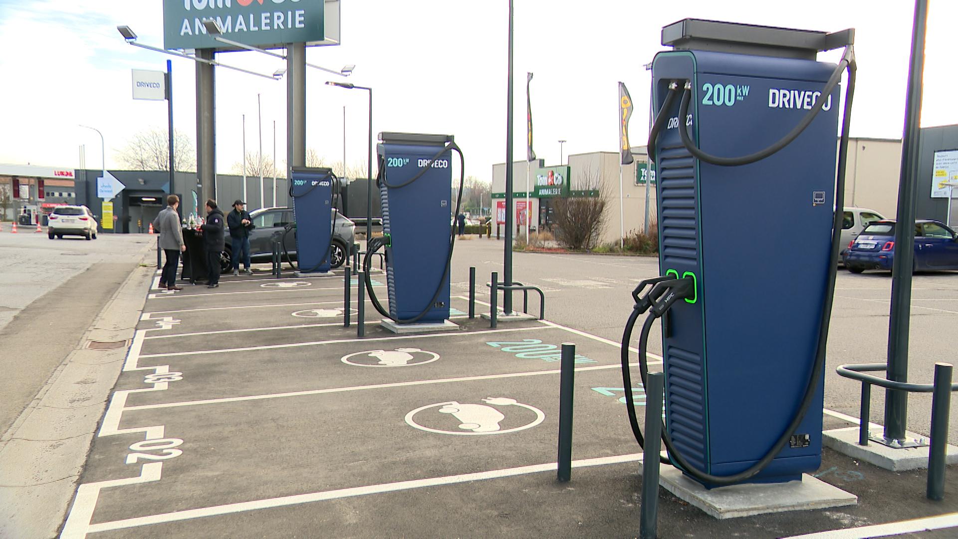 3 nouvelles bornes de recharge électrique ultra-rapide à Hannut