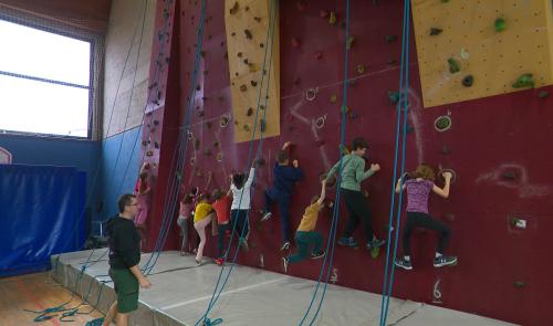 Quand le sport remplace l'école un jour de grève
