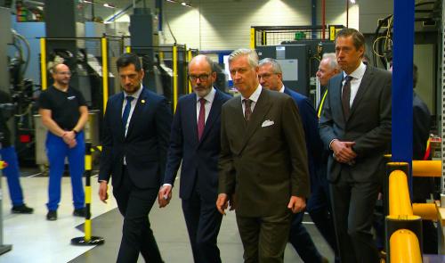 Visite du Roi Philippe à la FN Herstal