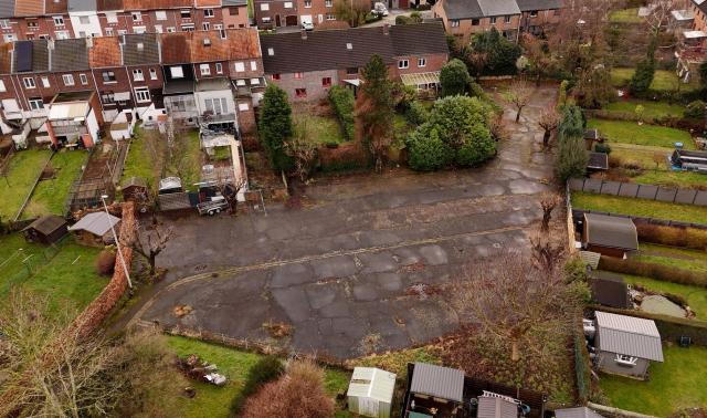 Végétalisation d'un quartier à Ans