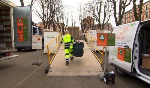 Recyparc mobile à Liège : mini mais utile !