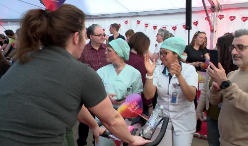 Les 24H vélo au profit du Televie se poursuivent au CHU de Liège