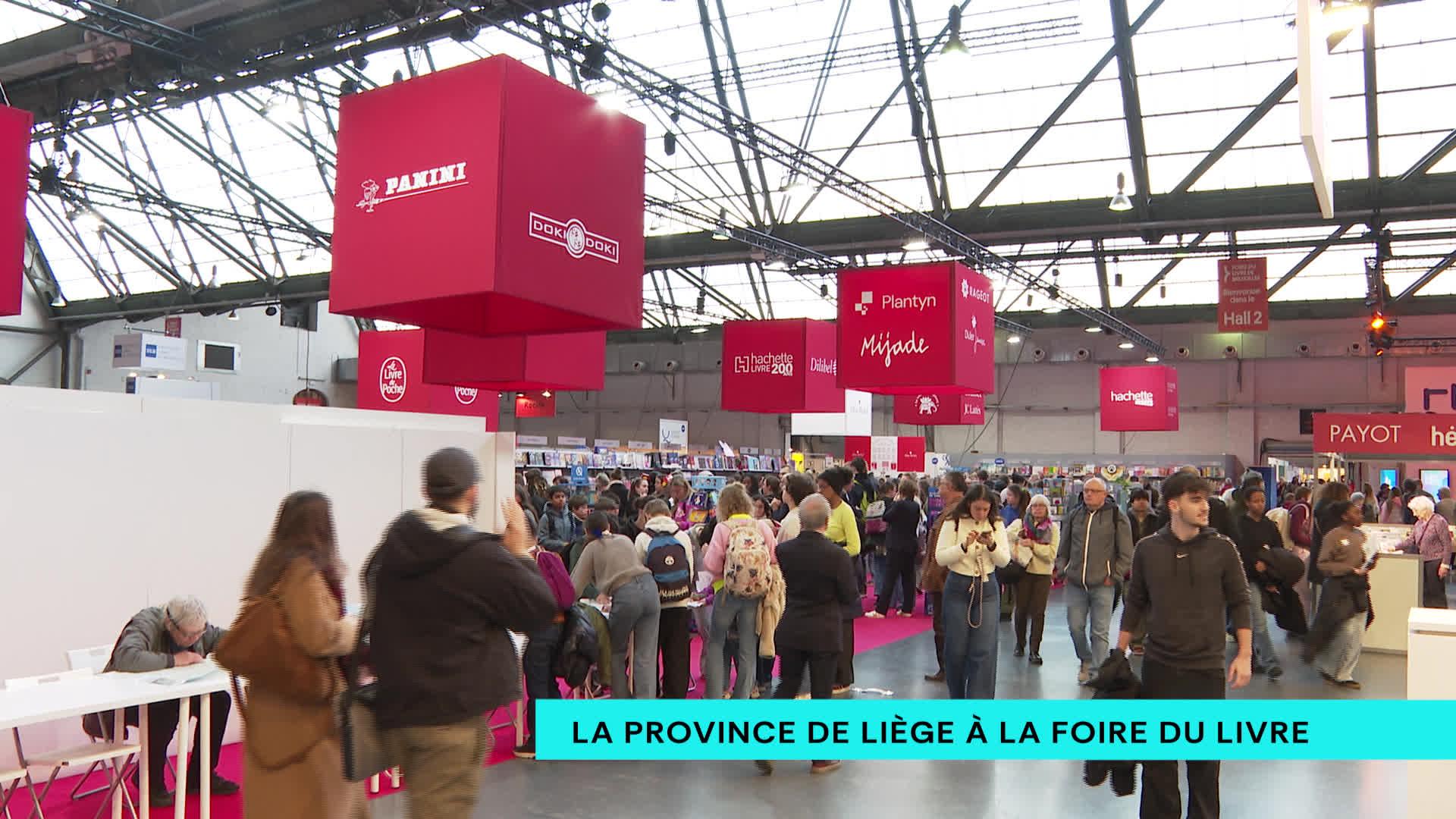 La province de Liège accompagne auteurs et éditeurs à la Foire du Livre