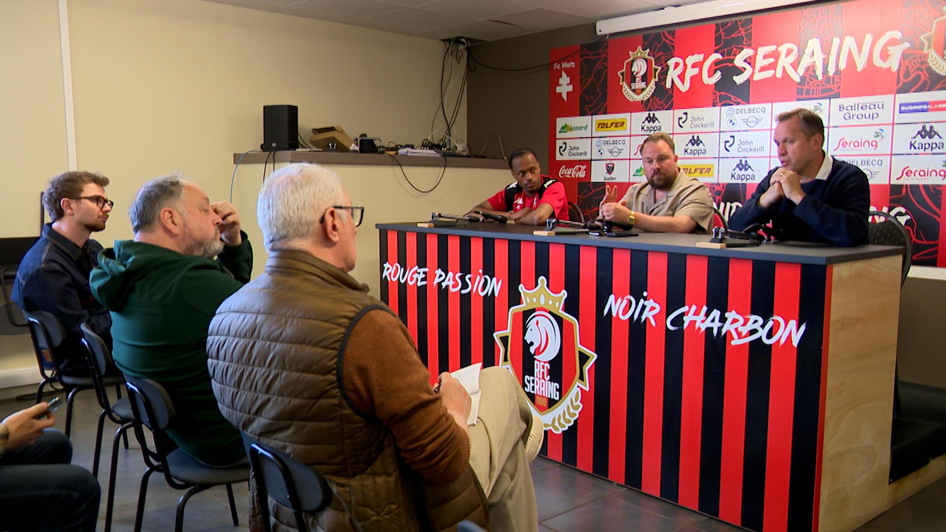 FC Seraing : Arnauld Mercier a "envie de voir les joueurs s'éclater" contre Beveren