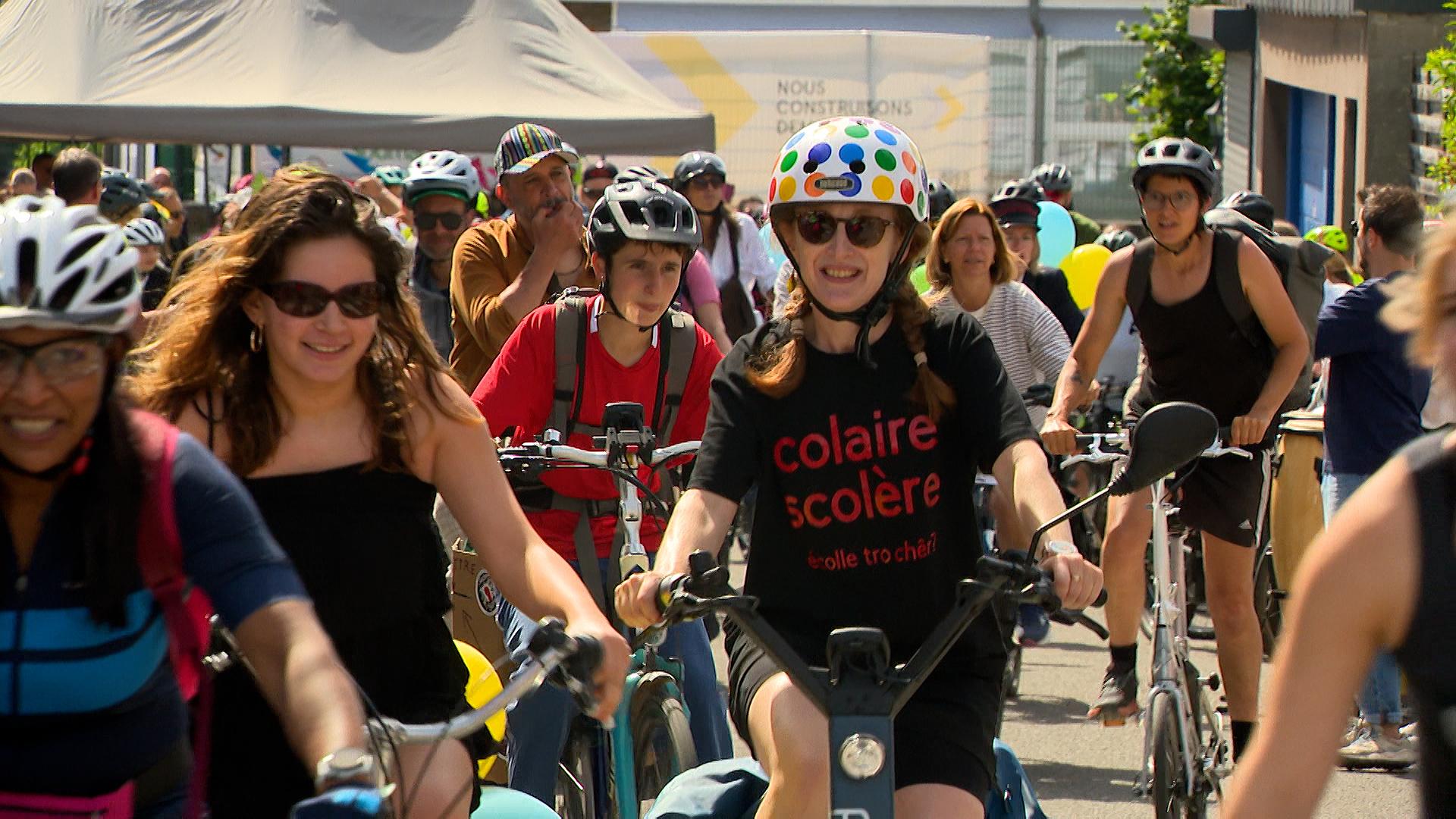 Des enseignants débutent un périple de 168 km à vélo pour livrer leurs revendications