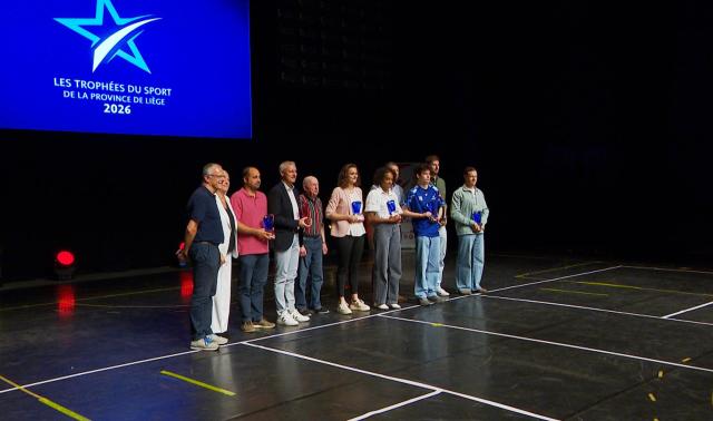 Armand Marchant et Julie Allemand récompensés par les Trophées du sport de la Province de Liège