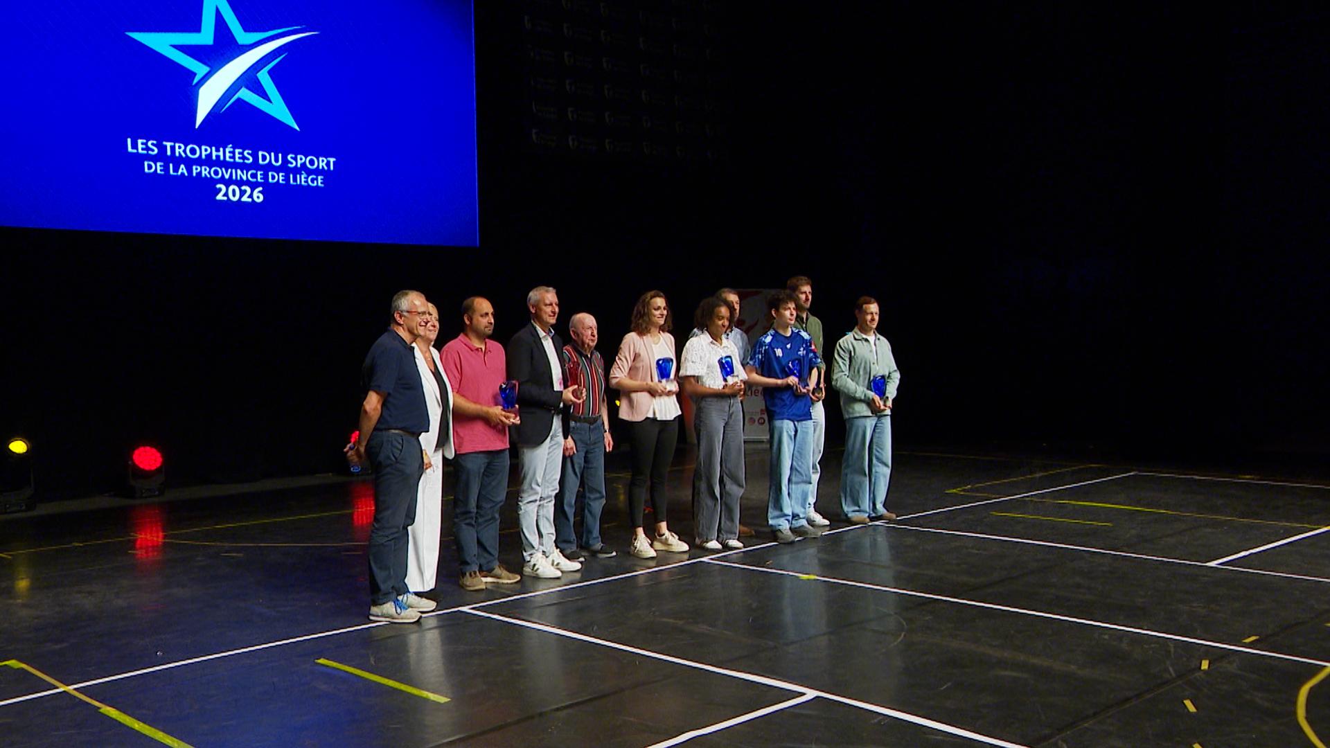 Armand Marchant et Julie Allemand récompensés par les Trophées du sport de la Province de Liège