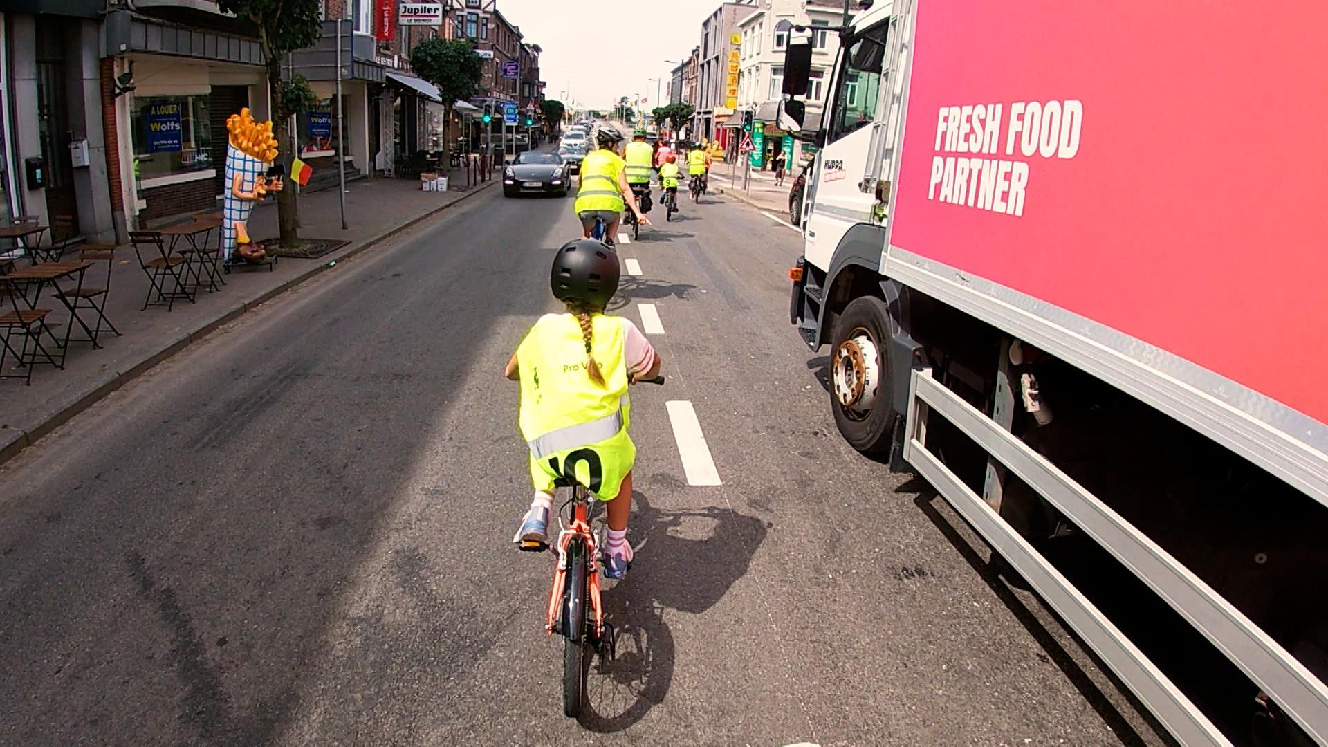 Rouler à vélo dans la circulation