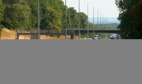 Chantier E40/A3: reconstruction de l'autoroute entre Vottem et les Hauts-Sarts en direction d'Aix