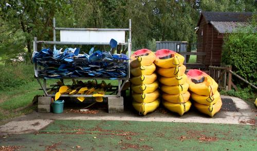 Sécheresse: les kayaks à l'arrêt depuis un mois