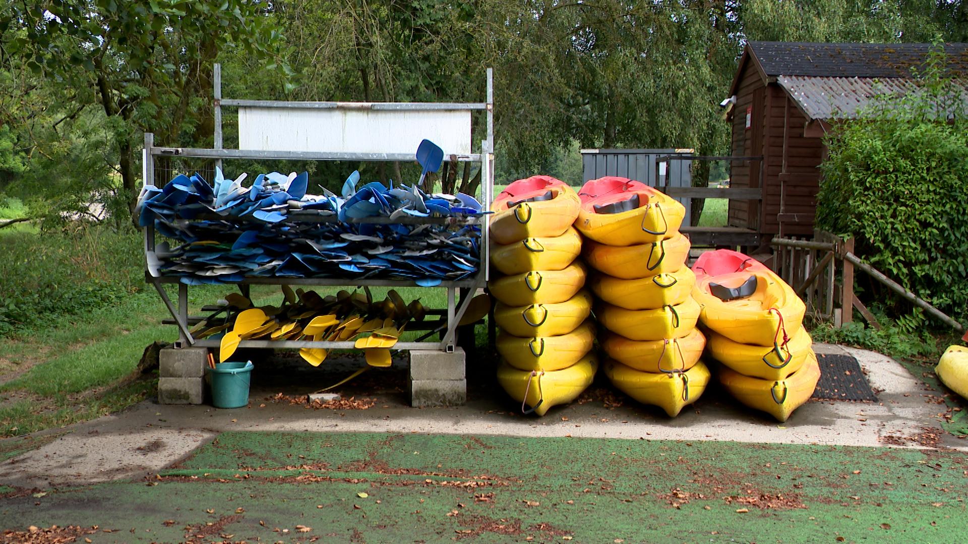 Sécheresse: les kayaks à l'arrêt depuis un mois