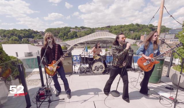 The Flynts sur le rooftop du YUST