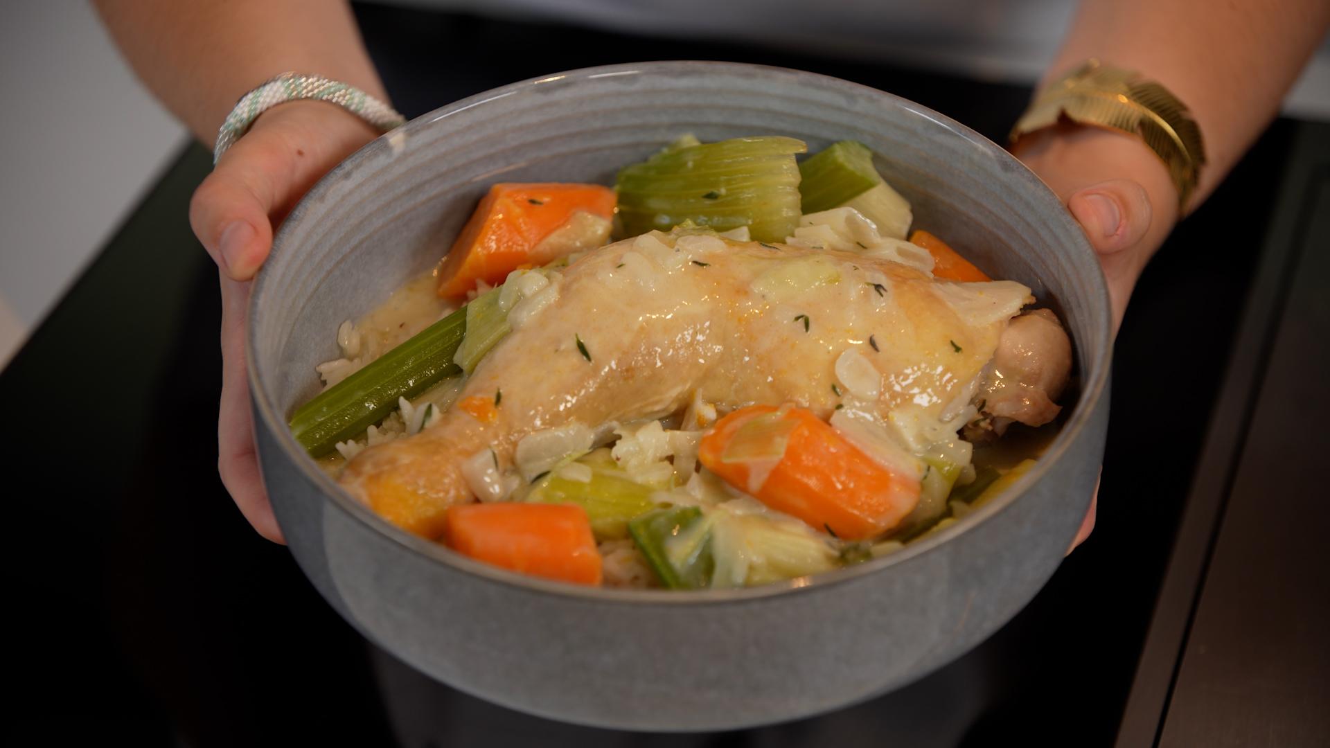 Le Waterzooi de poulet, avec Équifrais