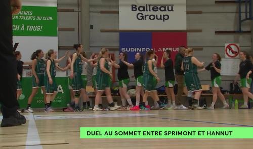 Basket dames: duel au sommet entre Sprimont et Hannut en P2