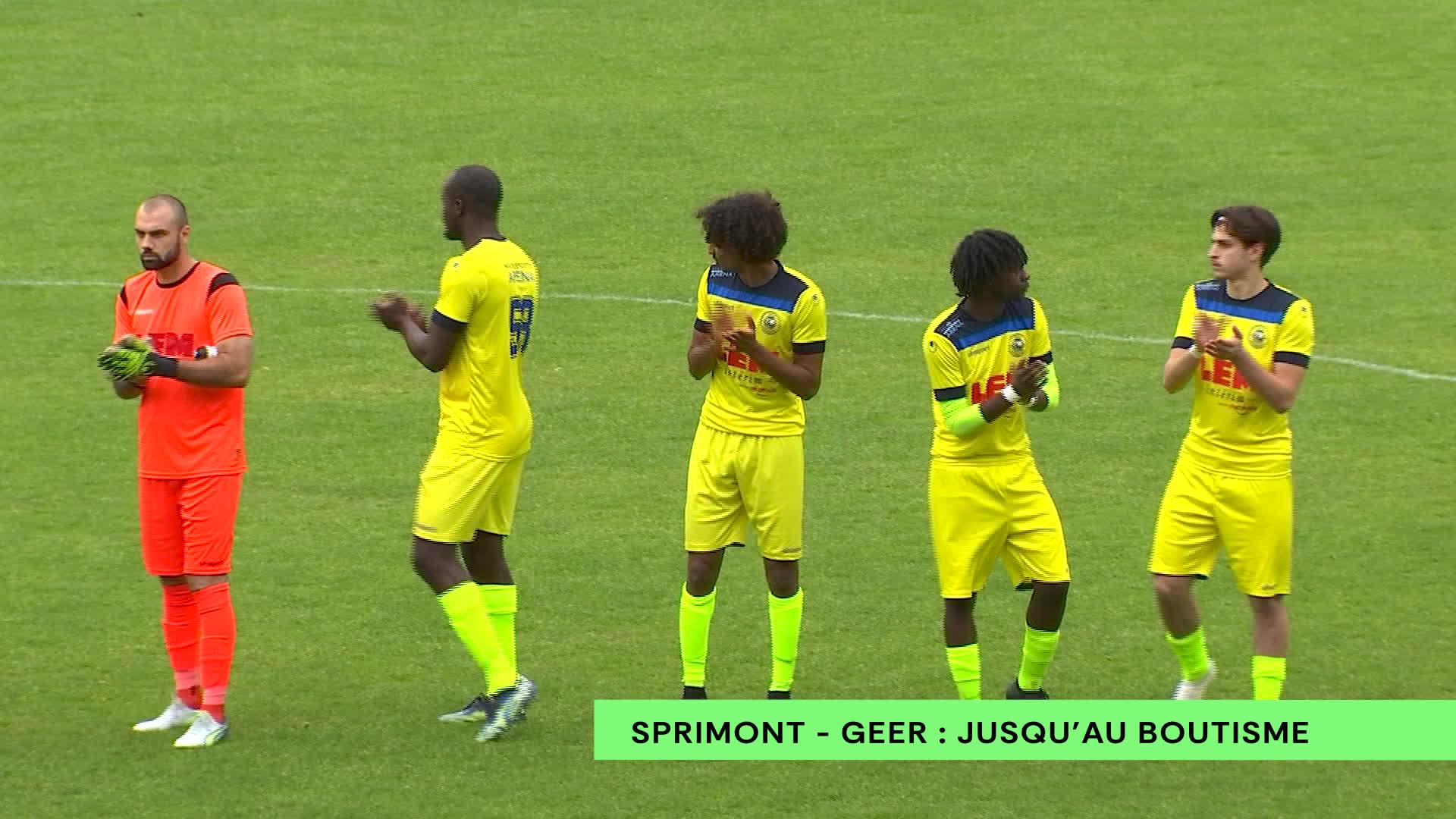 Sprimont-Geer (D3): un duel jusqu'au boutisme