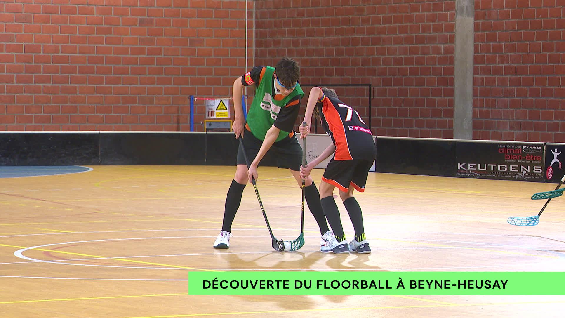 Découverte du floorball à Beyne-Heusay: "Un sport physique"