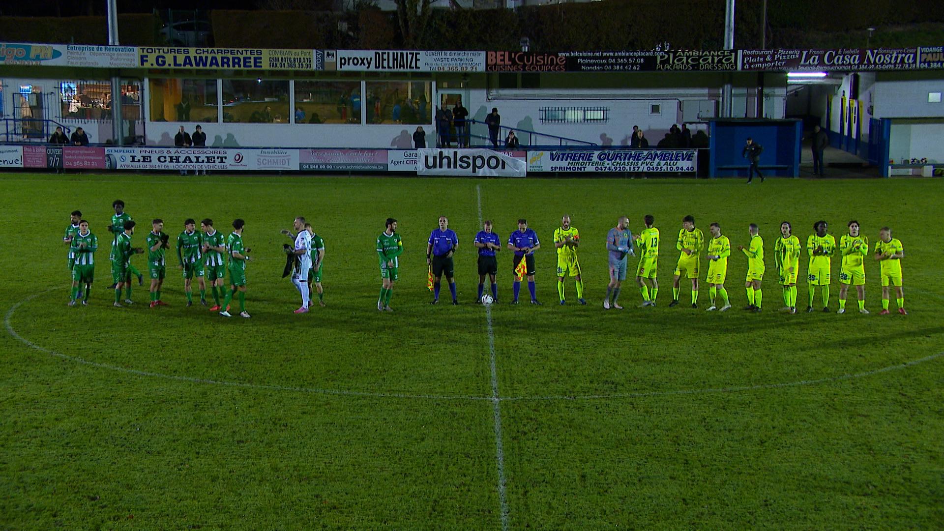 Sprimont-Verlaine (D3b): on s'attendait à une pluie de buts