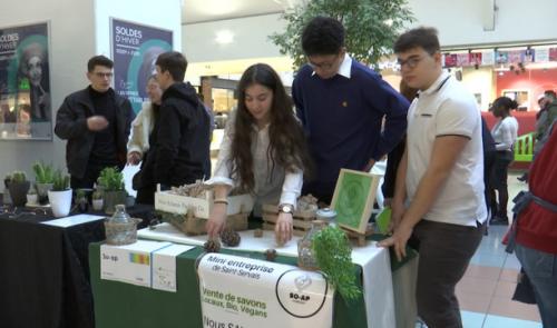 Mini-entreprises en test au Shopping Cora