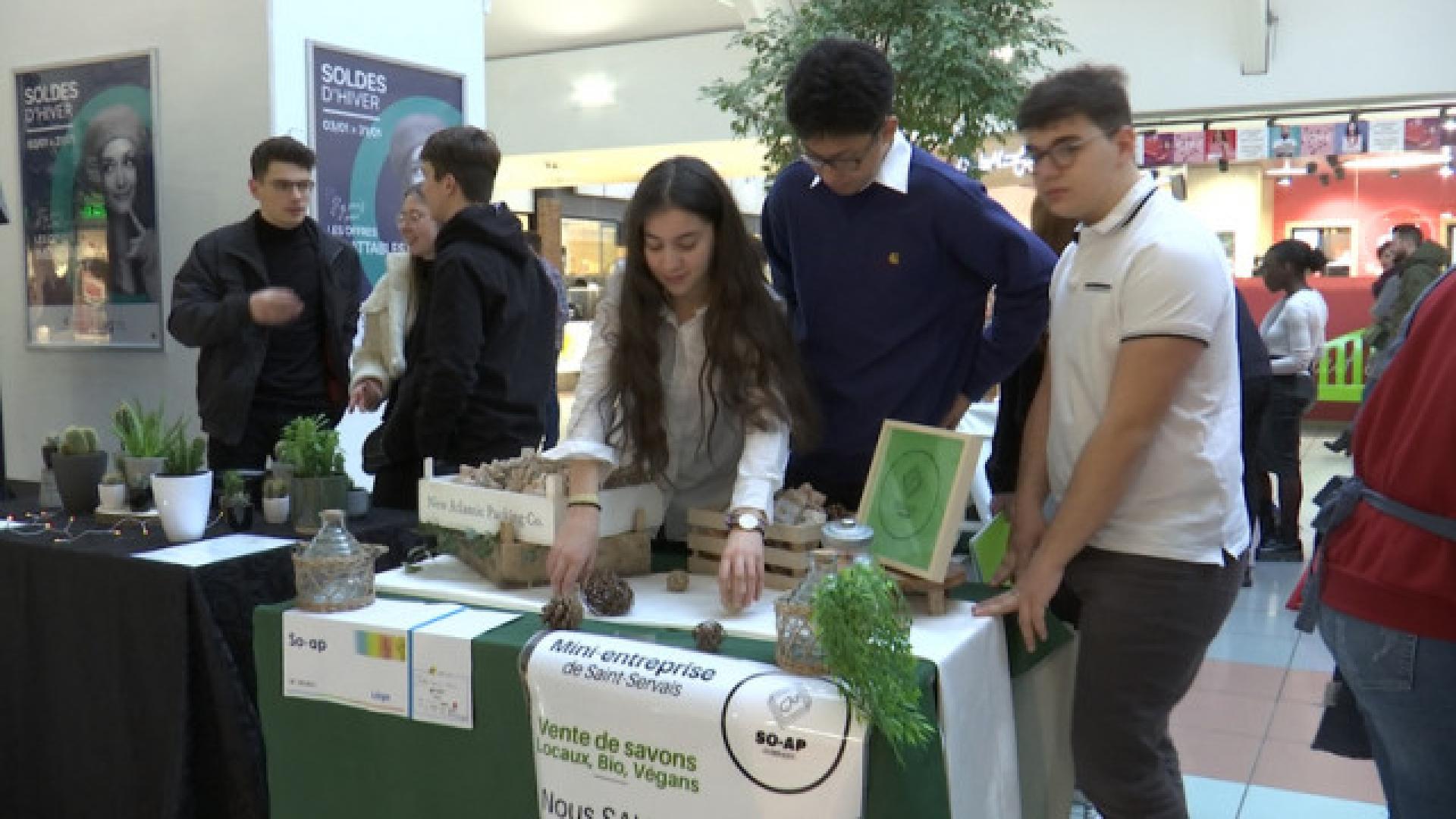 Mini-entreprises en test au Shopping Cora