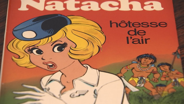 Natacha l'hôtesse de l'air a 50 ans... rencontre avec François Walthéry